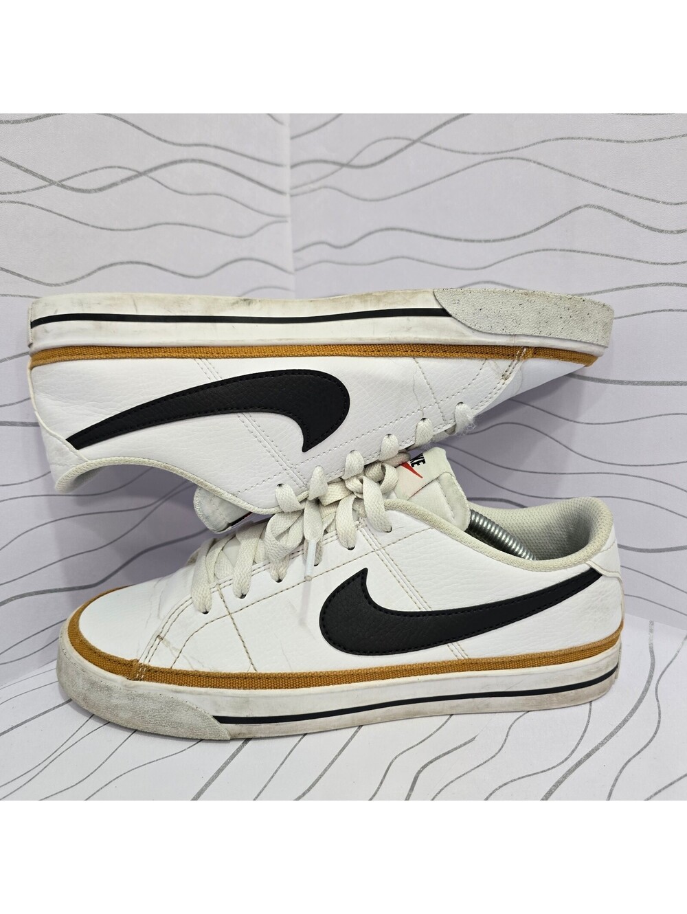 Nike Court Legacy Next Nature mujer – Blanco/Negro – US 8